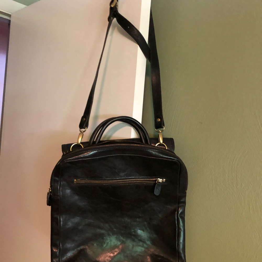 Monsac Leather Briefcase. - Picture 2 of 4